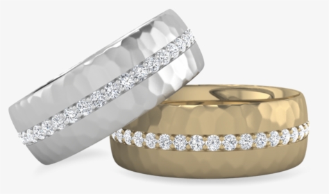 Custom Diamond Textured Bands - Bangle, HD Png Download, Free Download