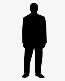 Black Men Clipart - Silhouette Cartoon Person, HD Png Download, Free Download