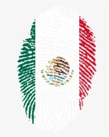 Mexico, Bandera, Huella Digital, País, Orgullo - Nigeria Flag Finger Print, HD Png Download, Free Download