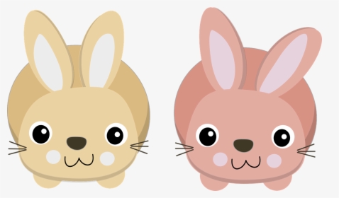 Clipart Cute Bunnies, HD Png Download, Free Download