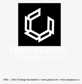 Preodolenie Bank Logo Black And White - Chair, HD Png Download, Free Download