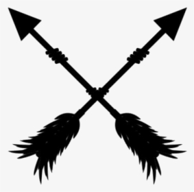 Tribal Arrow Png Transparent Images - Simple Cross Arrow Tattoo, Png Download, Free Download