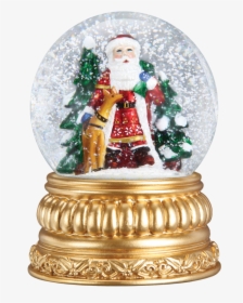 Old Word Christmas Nordic Santa Snow Globe - Snow Globe, HD Png Download, Free Download