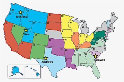 States Have Compacts For Radioactive Waste Disposal, - Atlas, HD Png Download, Free Download