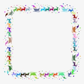 Transparent Butterfly Border Png - Confetti Poppers Border Art, Png Download, Free Download