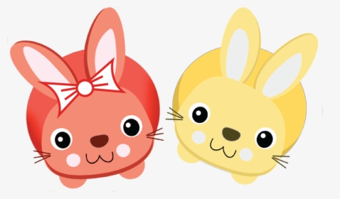 Bunnies - Cartoon, HD Png Download, Free Download