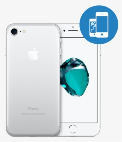 Apple Iphone 7 Screen - Iphone 7 32gb Silver, HD Png Download, Free Download
