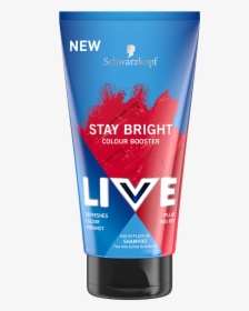 Live Color Uk Colour Booster Shampoo Stay Bright Pillar - Schwarzkopf Live Colour Booster, HD Png Download, Free Download