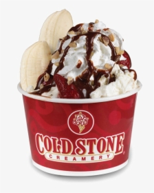 Ice Cream Sundae Png Background Image - Cold Stone Creamery, Transparent Png, Free Download