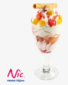 Fruit Salad With Ice Cream Png Transparent Image, Png Download, Free Download