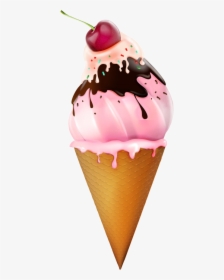 Ice Cream Transparent Picture - Ice Cream Clipart Hd, HD Png Download, Free Download