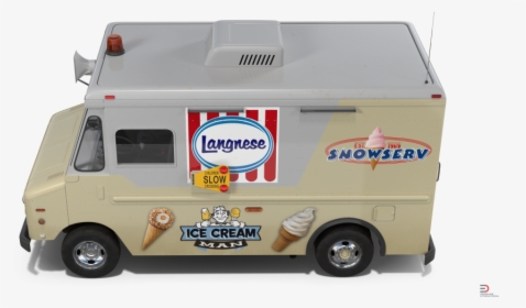Free Ice Cream Car 3d Model, HD Png Download, Free Download