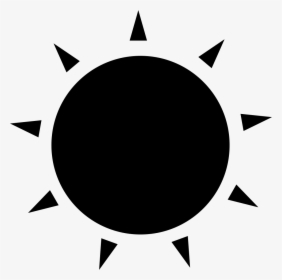Free Sun Rays Vector Png - Black Sun Vector Png, Transparent Png, Free Download