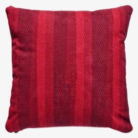 Patterned Faux Suede Red Throw Pillow - Cushion, HD Png Download, Free Download
