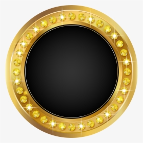 Black And Gold Circle, HD Png Download, Free Download
