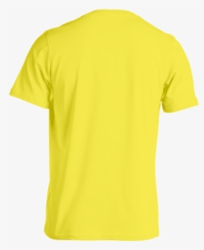Yellow Tshirt Back Template, HD Png Download, Free Download