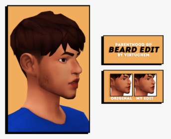 Sims 4 Jaw Beard, HD Png Download, Free Download