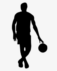 Basketball Player Silhouette Png, Transparent Png, Free Download