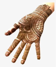 Body Art Henna India Traditional Mehndi Designs - Front Hand Mehndi Design, HD Png Download, Free Download