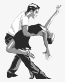 Bailarines Tango - Latin Dance Drawing, HD Png Download, Free Download