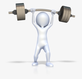 Weight Lifting Stick Figure - Punti Di Forza Immagini, HD Png Download, Free Download