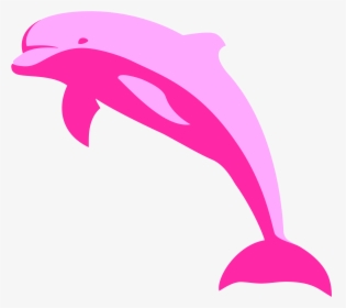 Delphin Delfin Dolphin Clip Arts - Pink Dolphin Png, Transparent Png, Free Download