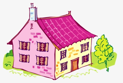 House, Pink, Home, Exterior, Walls, Roof, Outdoors - Say Home In Different Languages, HD Png Download, Free Download