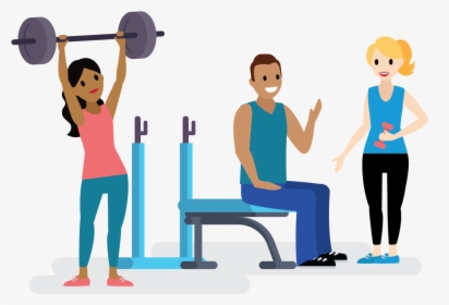 Salesforcelandians Lifting Weights, HD Png Download, Free Download