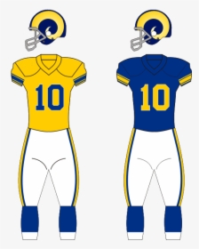 La Rams Uniforms 50s - La Rams Old Uniforms, HD Png Download, Free Download