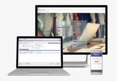 Rics Retail Software On Multiple Devices - Retail, HD Png Download, Free Download