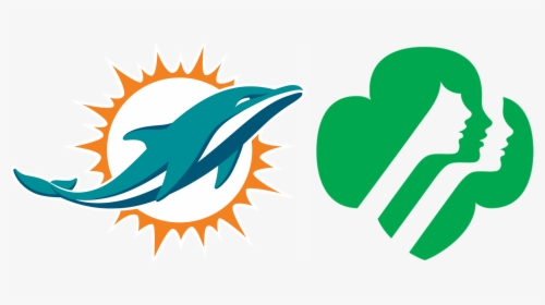 Miami Dolphin Png - Miami Dolphins Logo Small, Transparent Png, Free Download