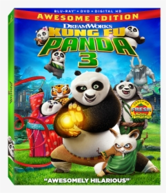 Kung Fu Panda - Kung Fu Panda 3 2016 Blu Ray, HD Png Download, Free Download