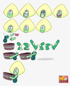 Click For Full Sized Image Peridot - Steven Universe Sprite Sheets, HD Png Download, Free Download
