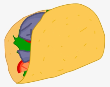 Tacos Clipart File - Transparent Bfdi Taco, HD Png Download, Free Download