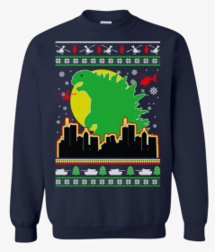 Godzilla Christmas Sweater, HD Png Download, Free Download