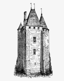Draw Castle To Pencil, HD Png Download, Free Download
