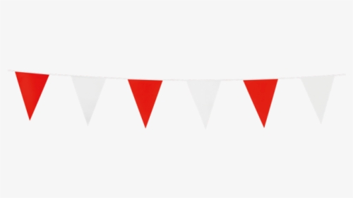 Bunting Pe 3m - Red And White Bunting Flags, HD Png Download, Free Download