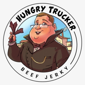 Hungry Trucker Beef Jerky - Cartoon, HD Png Download, Free Download