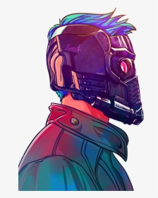 #starlord #marvel #man #vector #mask - Iphone Guardians Of The Galaxy, HD Png Download, Free Download