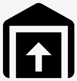 Open Garage Door图标 免费下载 Png和矢量 - Traffic Sign, Transparent Png, Free Download