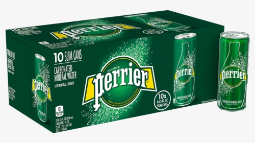 Perrier Carbonated Mineral Water Slim Cans, HD Png Download, Free Download