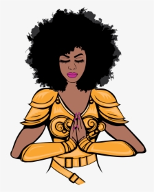 Black Prayer Warrior Woman, HD Png Download, Free Download