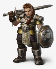 View Samegoogleiqdbsaucenao Female Dwarf Warrior , - Sword Coast Legends Dwarf, HD Png Download, Free Download