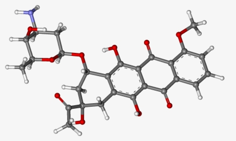 Doxorubicin Ball And Stick, HD Png Download, Free Download