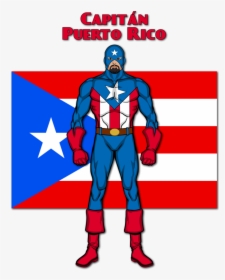 Capitan Puerto Rico Clipart , Png Download - Puerto Rico Super Hero, Transparent Png, Free Download