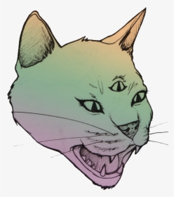 Cat Png Tumblr - Art, Transparent Png, Free Download