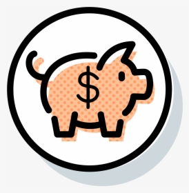 Piggybank Icon - Clip Art, HD Png Download, Free Download