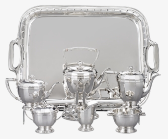 Dunstan Silver Tea And Coffee Service By Tiffany & - Serving Tray, HD Png Download, Free Download