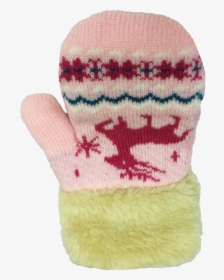 Winter Gloves Mitten Infant Toddler Fashion Knit Embroidered - Wool, HD Png Download, Free Download