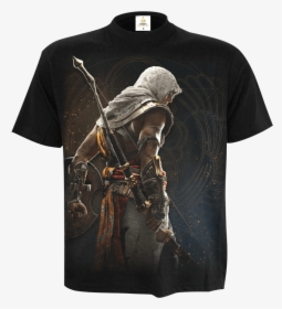 Assassins Creed Origins Black T-shirt - Assassin's Creed Origins Wallpaper Phone, HD Png Download, Free Download